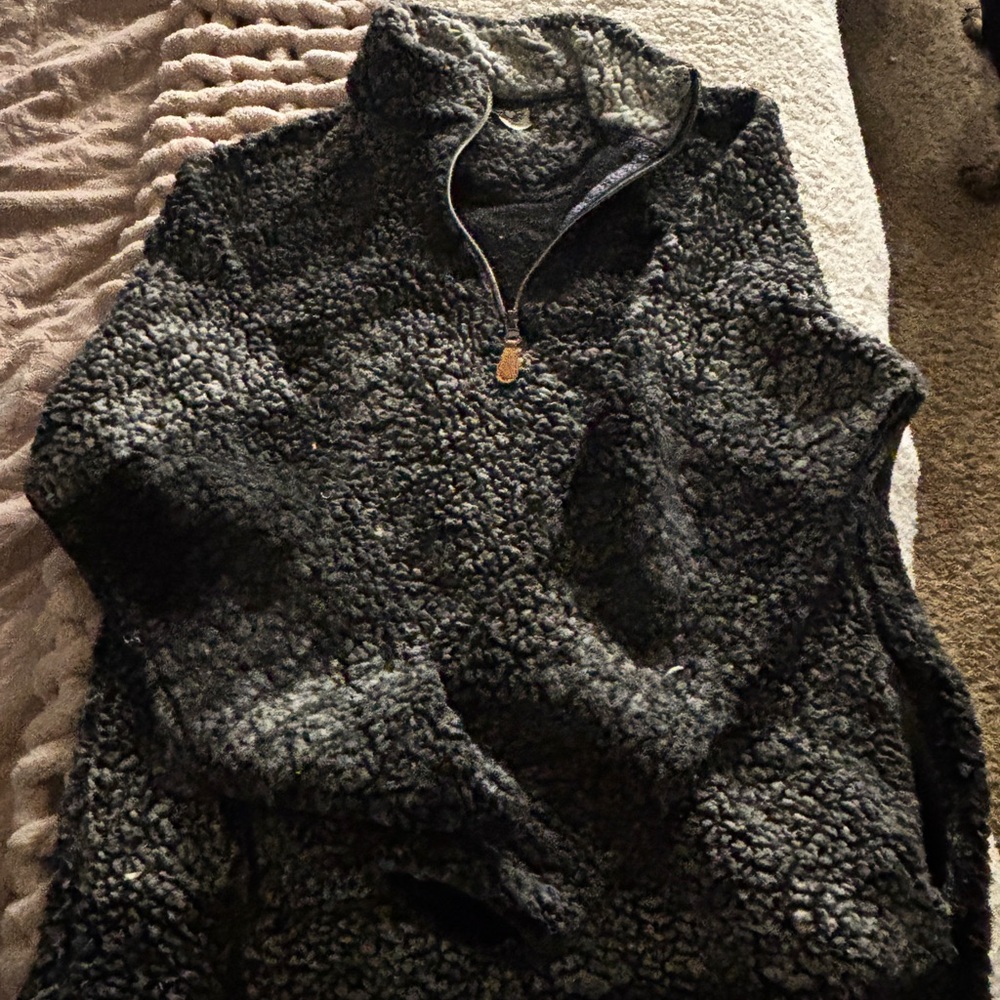 Katydid Black Teddy Jacket